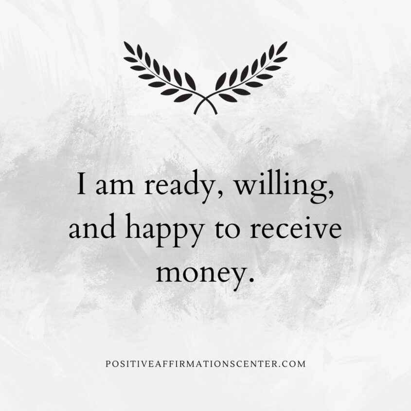 positive affirmations for wealth