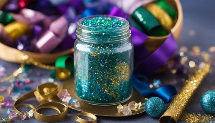 mindfulness glitter jar